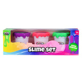 Amazing cool slime 3 stuks assorti paars, groen, roze