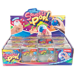 Toi-toys fun squeeze ball color changing surprise