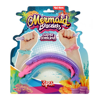 Bracelets Bungee Sirène 3 pièces