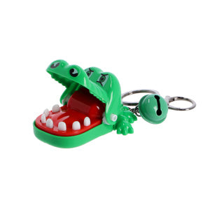 Sleutelhanger krokodil bijt assorti