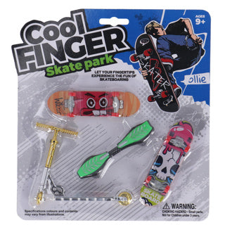 No brand vingerskateboard met step assorti
