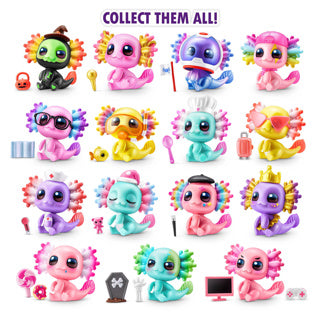 5 Overraskelse Axolotl Capsule Assorti