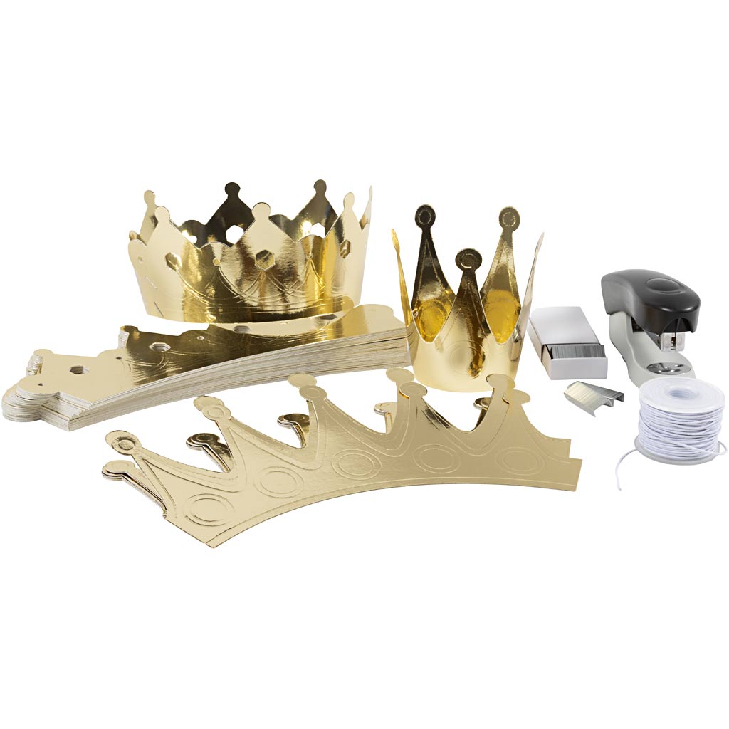 Carnival crowns, make your own, 1 set