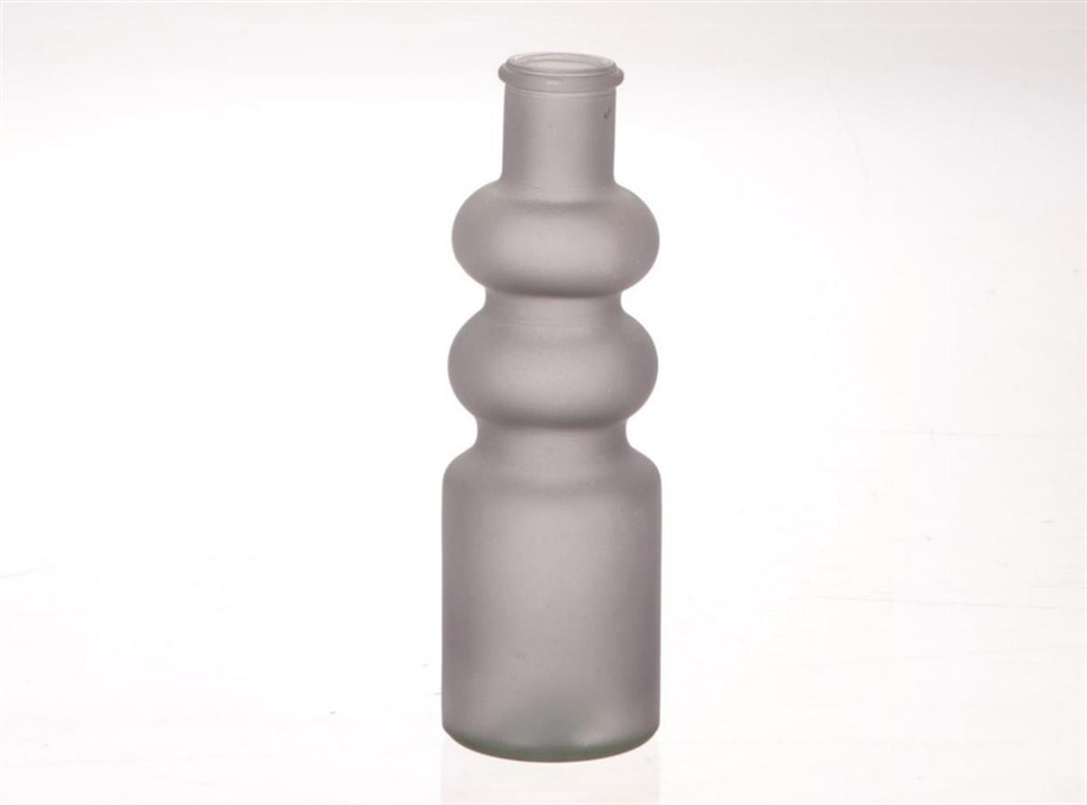 Hbx natural living vaas gina ø7x22cm mat antraciet