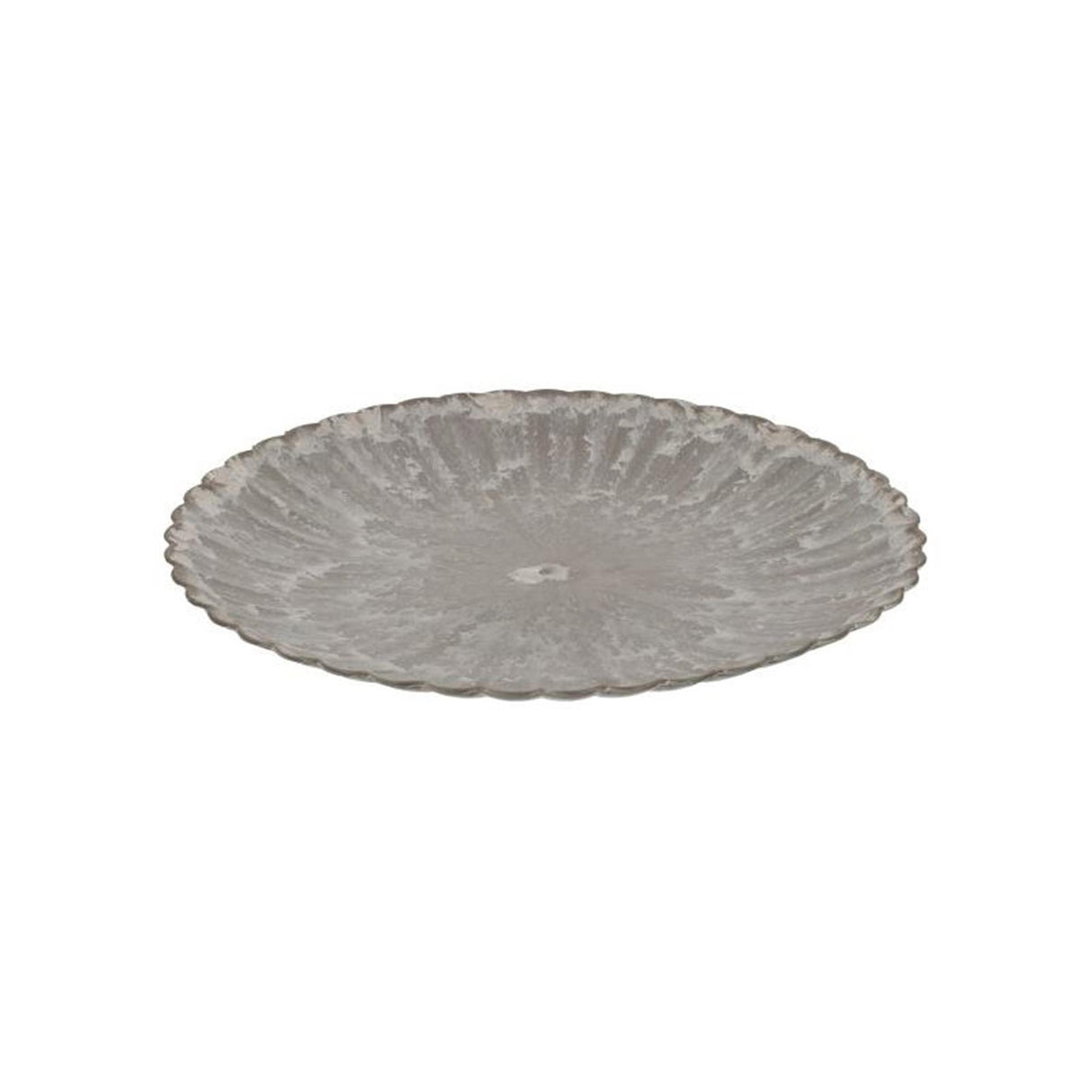 Hbx natural living onderbord melamine ribbel 33cm bruin