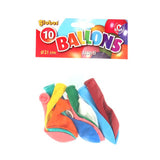 Balloon colors 10 pieces 21 cm assorted