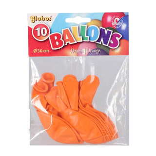 Globos ballonger 10 stykker oransje