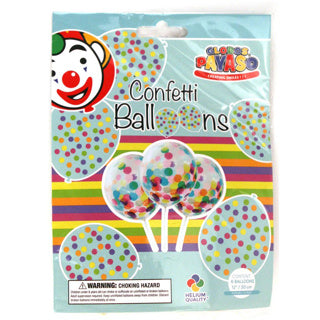Ballon Confetti 6 Stéck 30 cm
