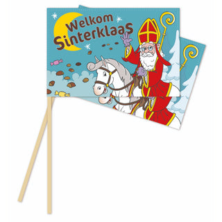 Sinterklaas paper flags 10 pieces