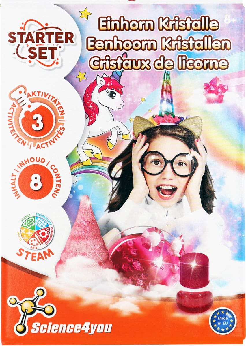 Science unicorn crystals | 3 pieces