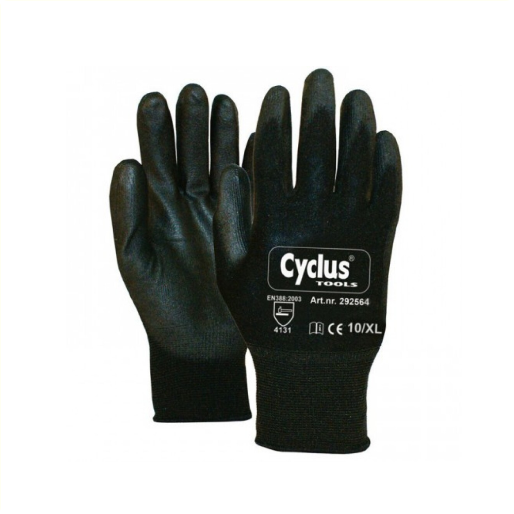Cyclius Aarbecht Handschuhe pu-flex xl (10) schwaarz