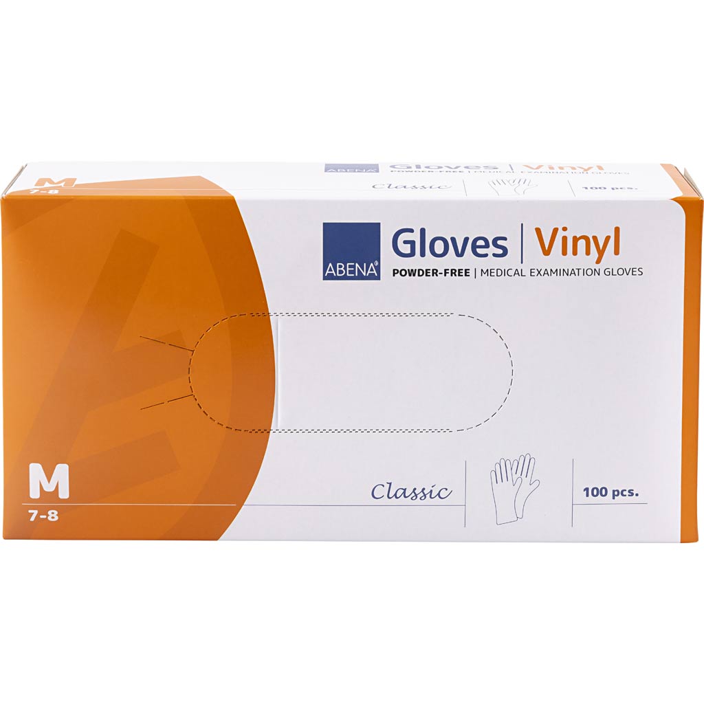 Disposable gloves, size m, 100 pieces, 1 box