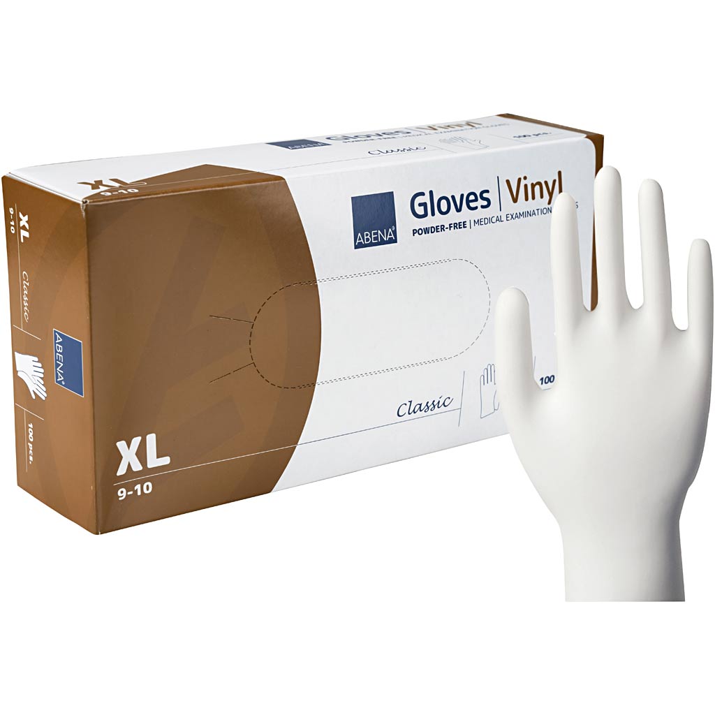 Disposable gloves, size XL, 100 pieces, 1 box