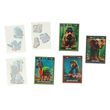 Kidz brainrot holografic cards + tattoos