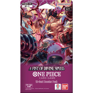 One piece op11 a fist of divine speed sleeved booster