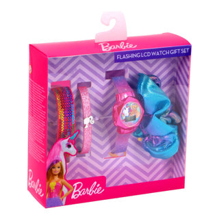Accutime barbie watch gift set