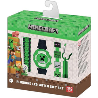 Accutime Minecraft Watch Gift Set