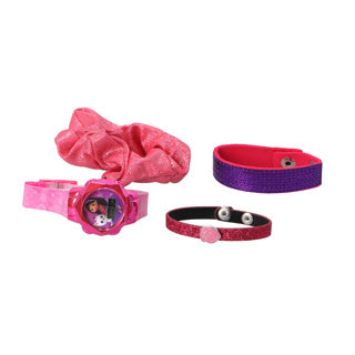 Accutime gabby's dollhouse watch gift set