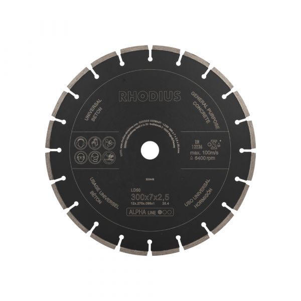 Diamond Saw Blade 300x7x2,5x25.4