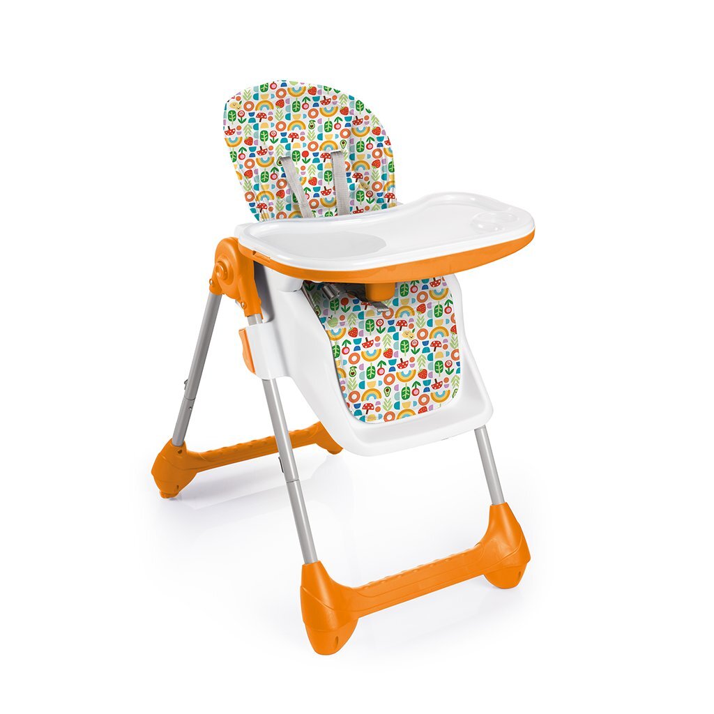Dolu Fisher Prix Deluxe High chaise 105x57x87 cm orange blanc
