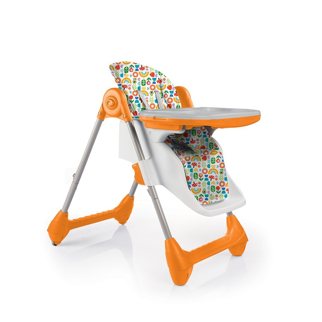 Dolu Fisher Prix Deluxe High chaise 105x57x87 cm orange blanc
