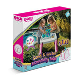 Dolu sand-water table + accessories pink white