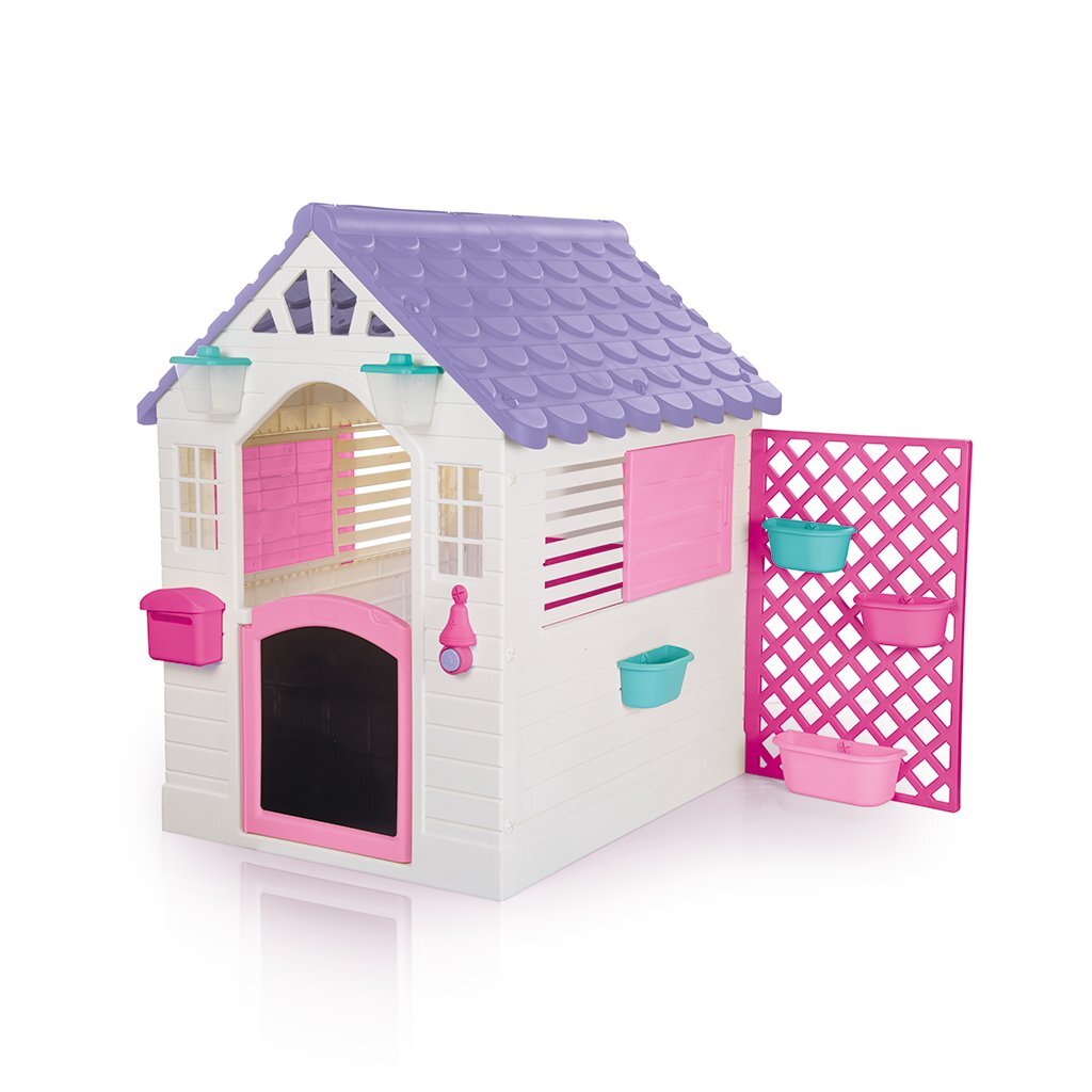 Dolu Garden Speelhuis 140x127x107.5 cm + sonido rosa rosa