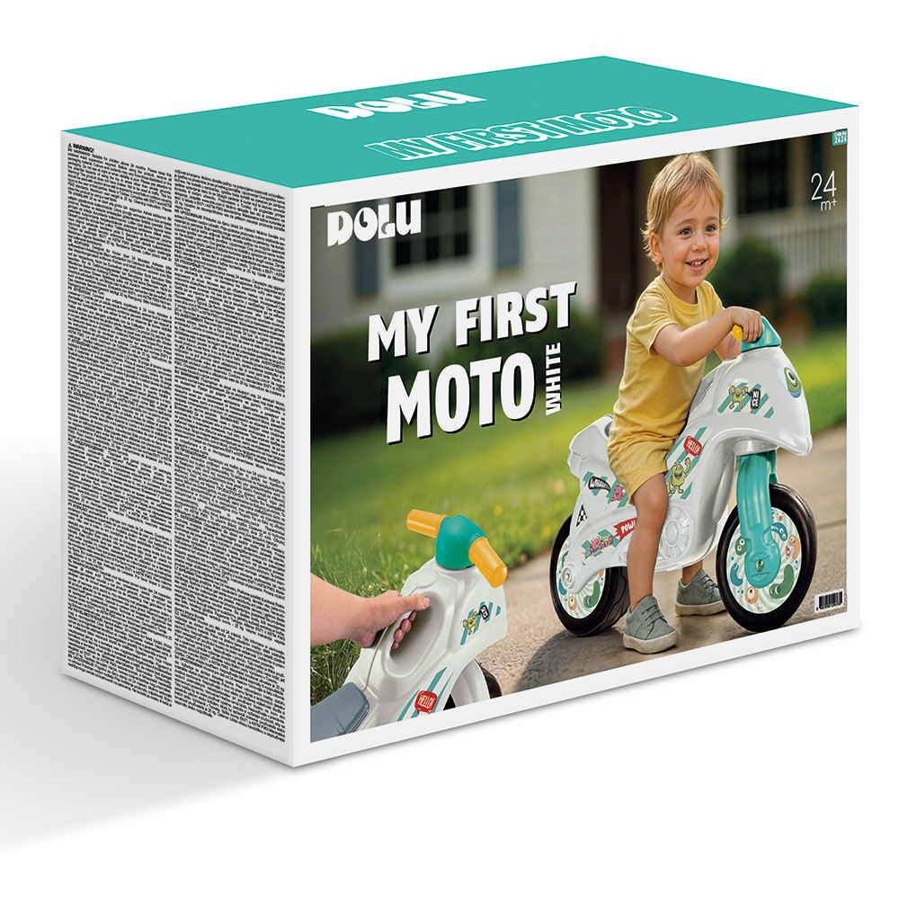 Dolu my first moto loopmotor wit zwart