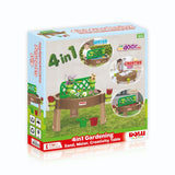 DOLU 4IN1 GARTER PLAY TABLE 80x80 cm