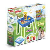 Dolu 3077 3-in-1 sand water table with drawing table blue green