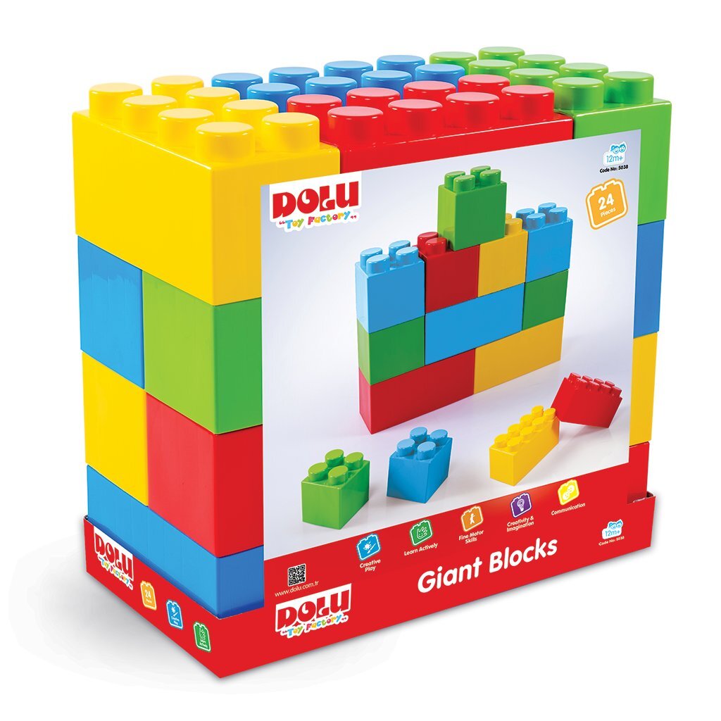 Dolu Giant bloquea 24 piezas