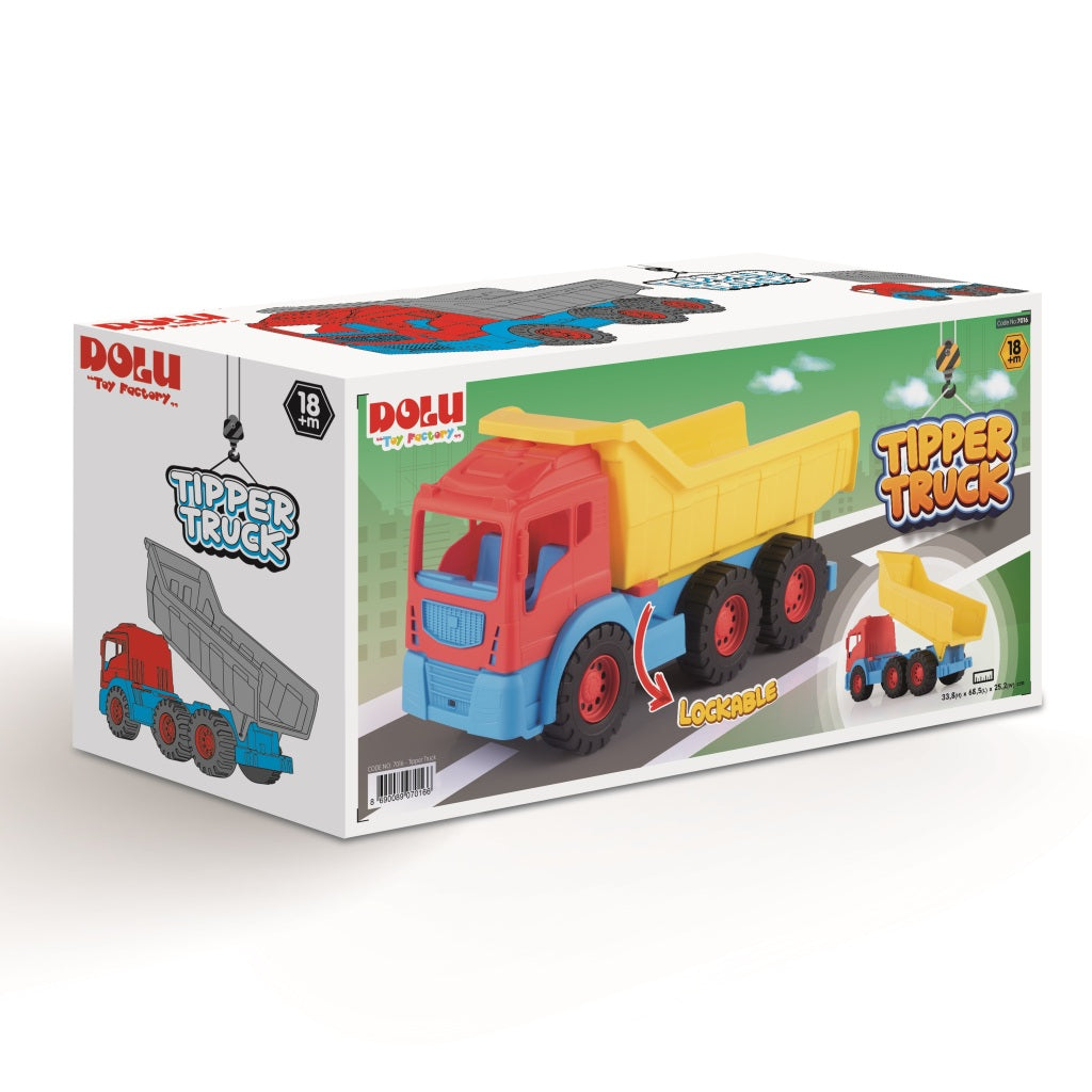 Dolu 7016 big truck red yellow