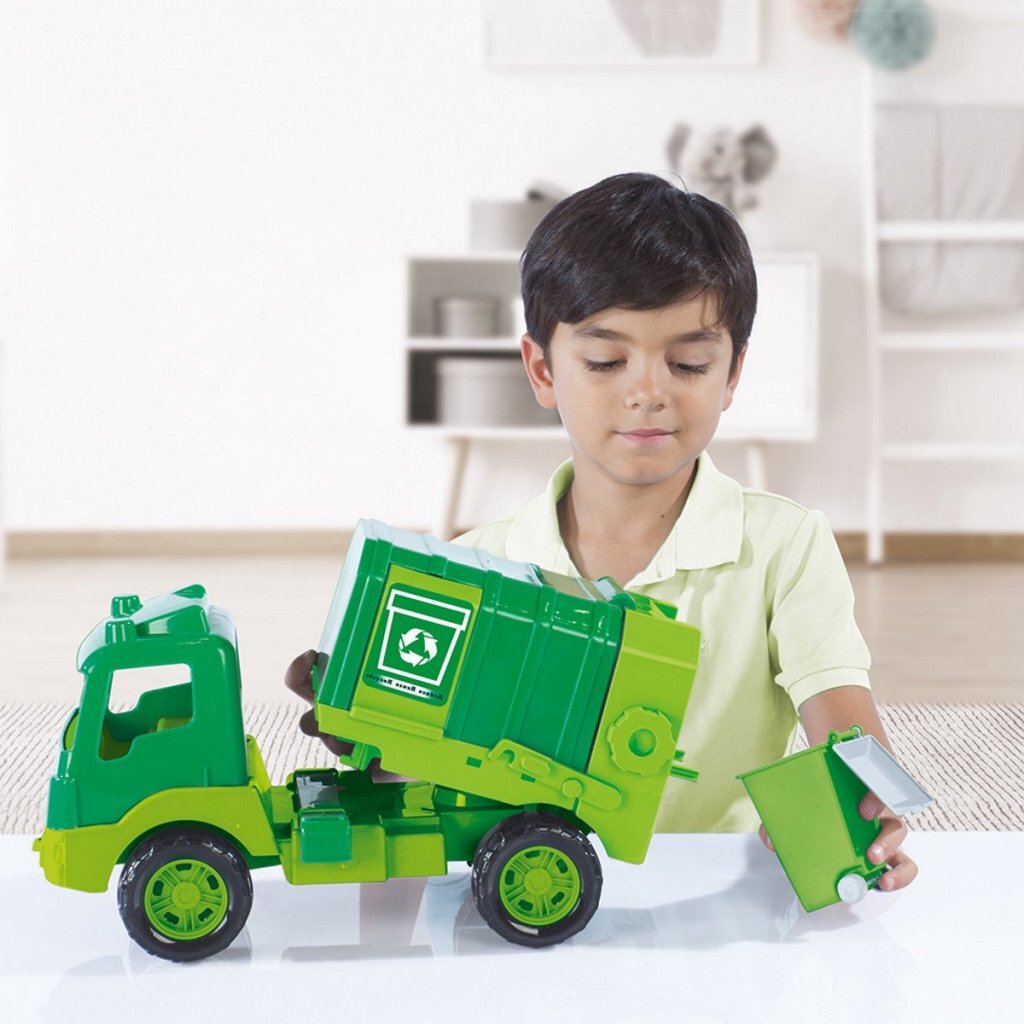 Dolu garbage truck 43 cm green