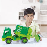 Dolu garbage truck 43 cm green