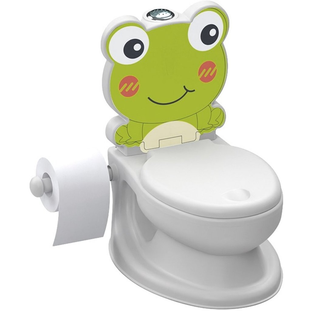Dolu educational jar of frog + sound white green