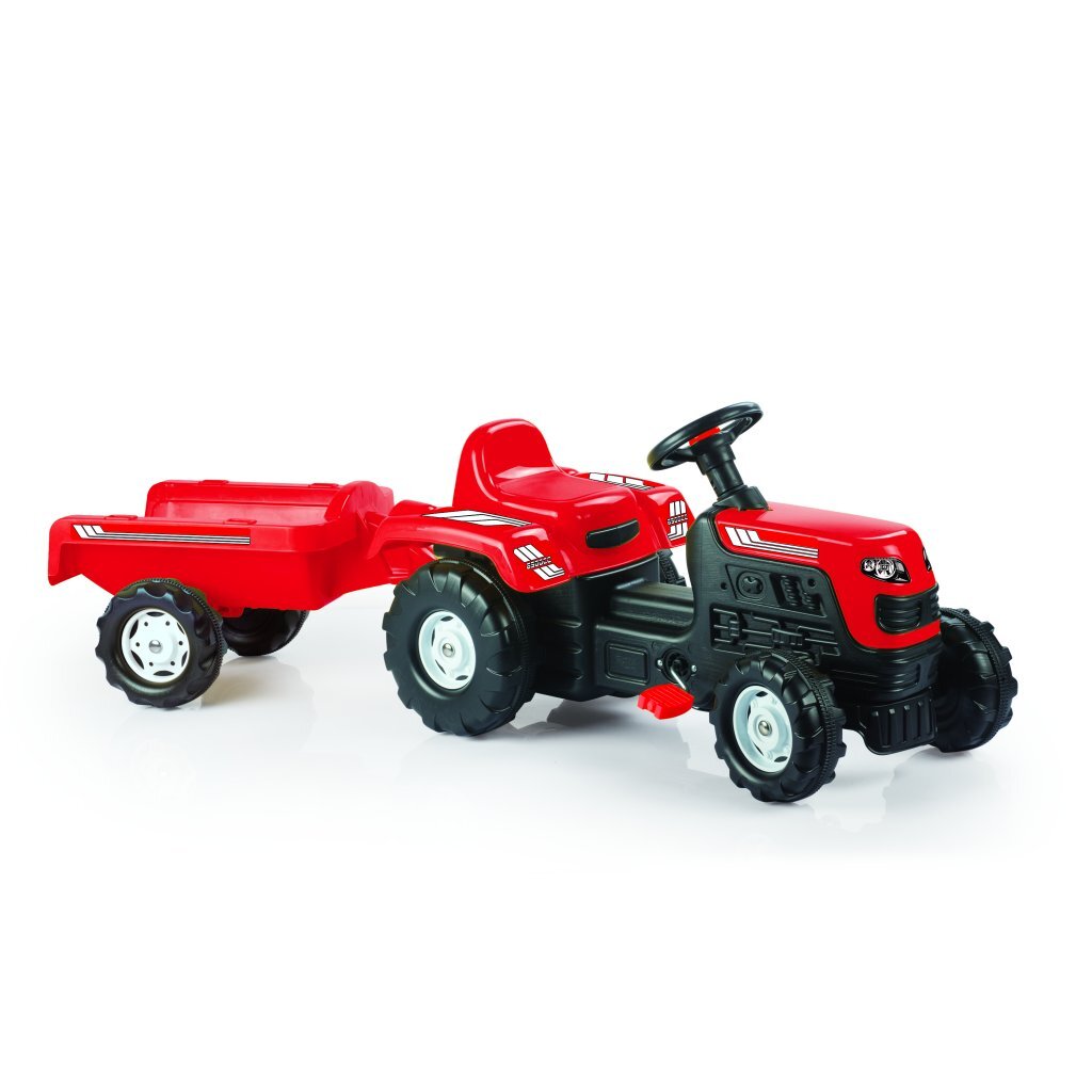 Dolu Ranchero Treppe Traktor mit Anhängerhorn rot schwarz