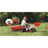 Dolu Dolu Steptractor s prikolico in polnilcem Red Black
