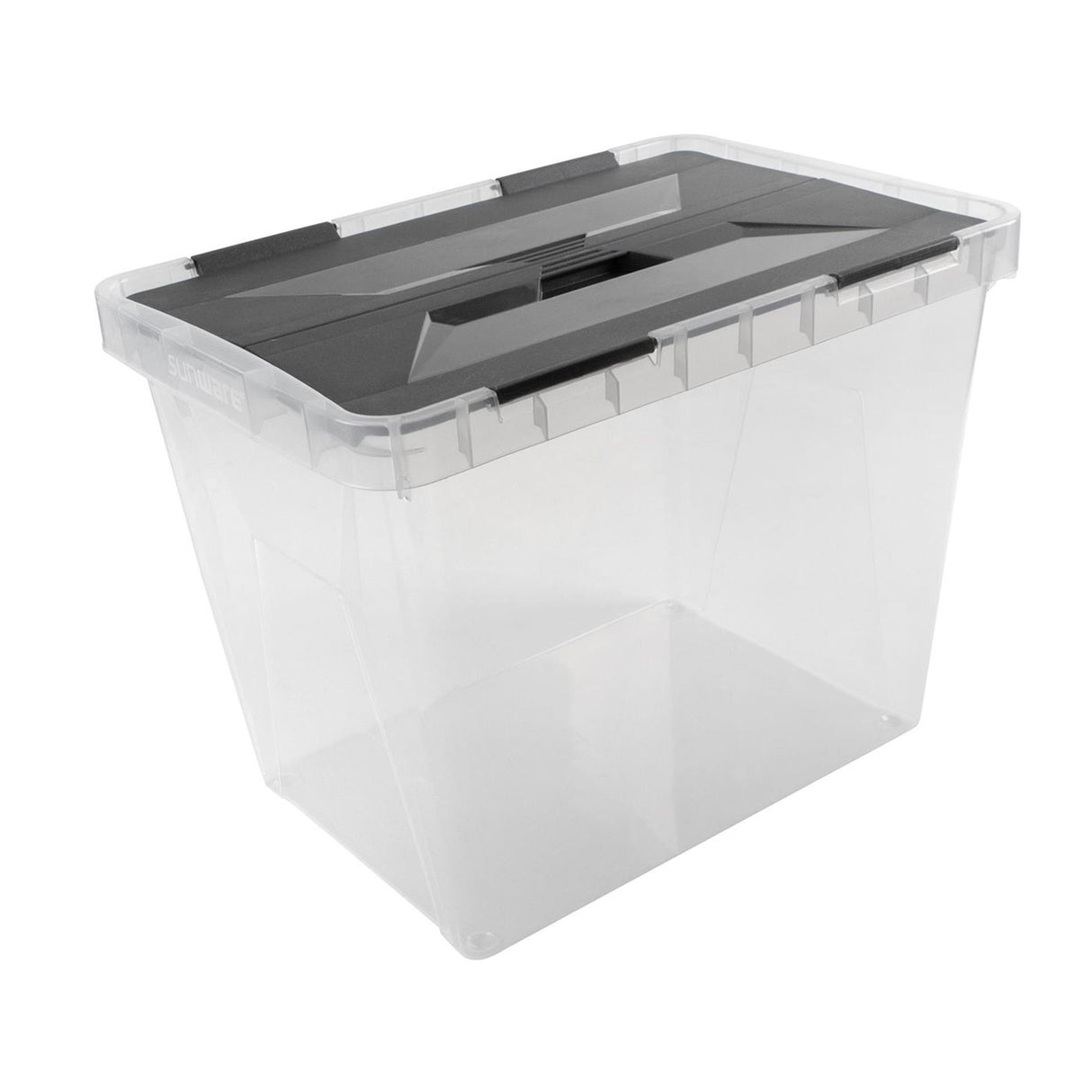 Sunware onyx opbergbox 25l transparant