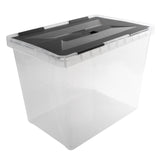 Sunware onyx opbergbox 40l transparant