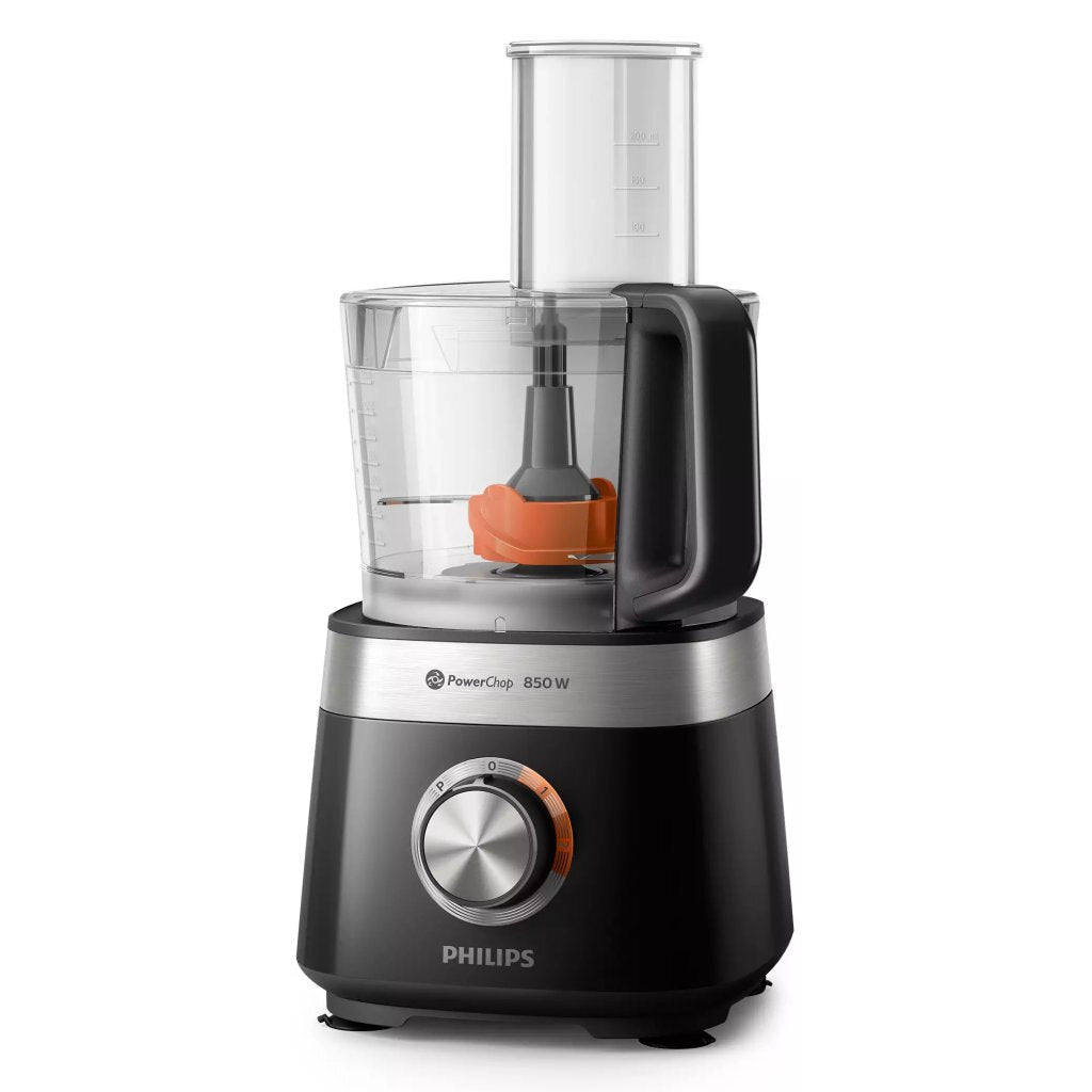 Philips Food Processor HR7530 10 Viva 850W Aço inoxidável preto