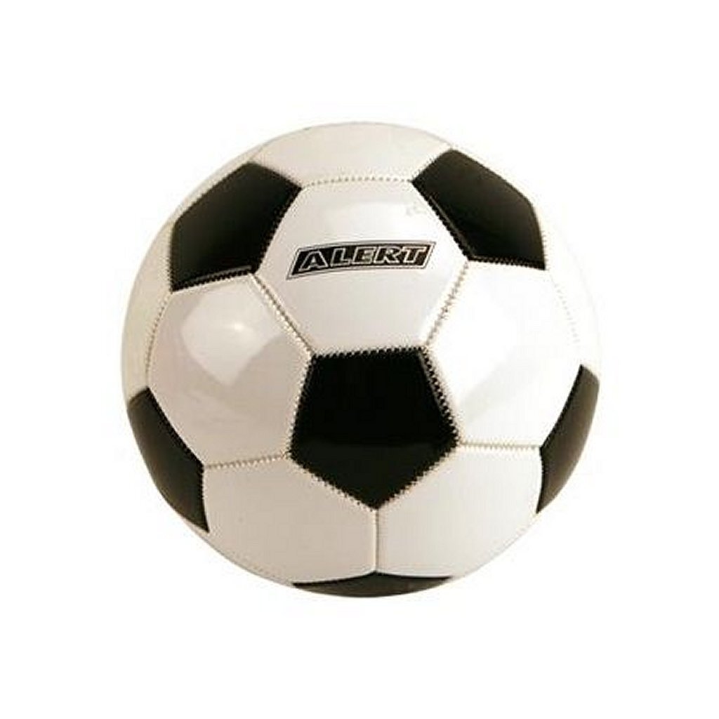 Alert Fußball Größe 5 weiß schwarz