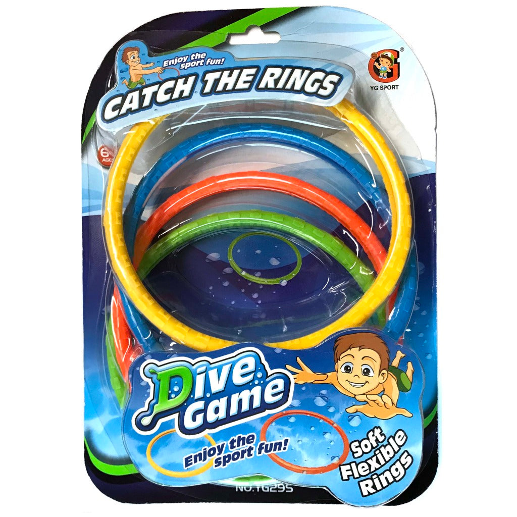 Základní yg sportovní potápěčské kroužky 4 kusy