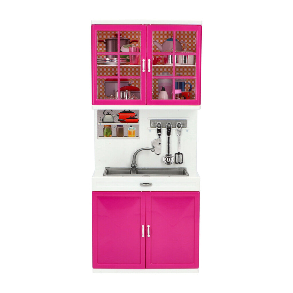 Fleur kitchen play set sink with kitchen cabinets