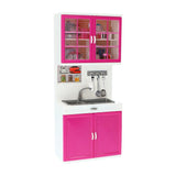 Fleur kitchen play set sink with kitchen cabinets
