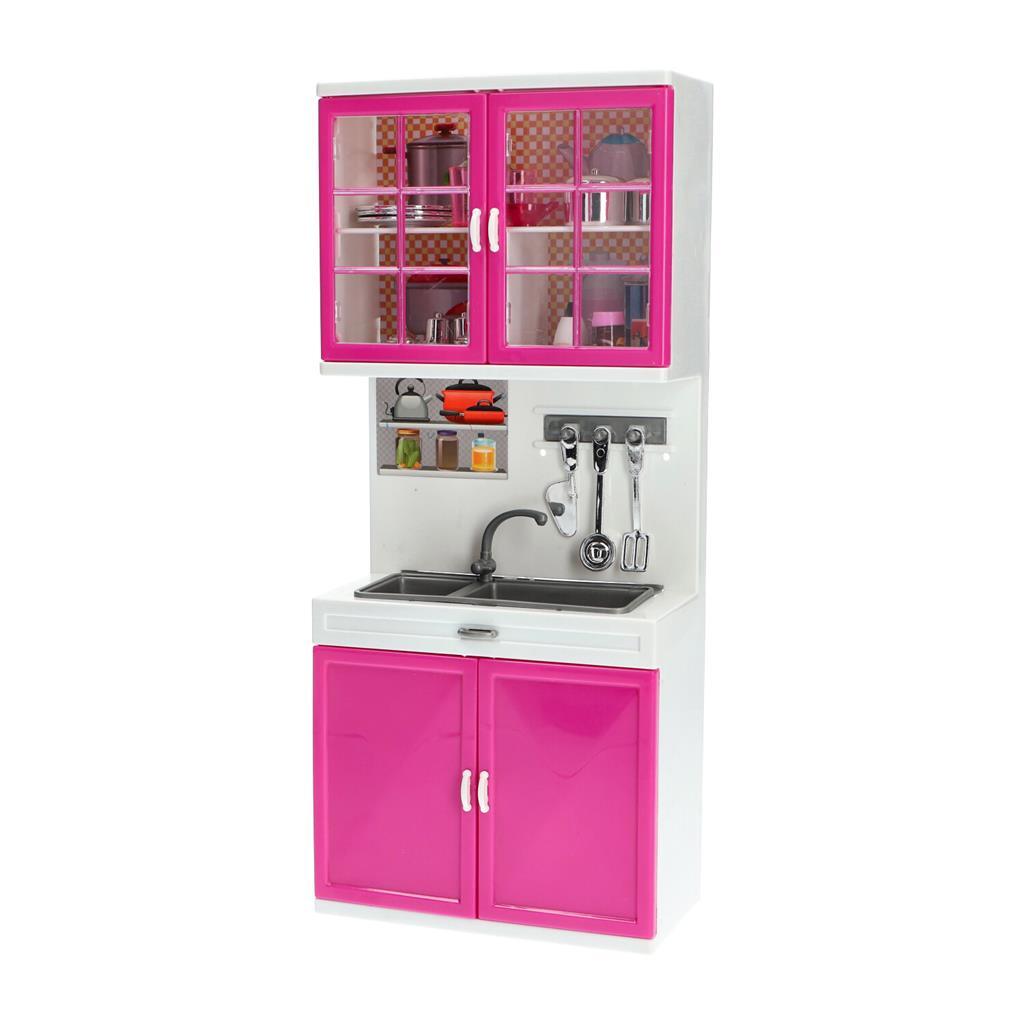 Fleur kitchen play set sink with kitchen cabinets