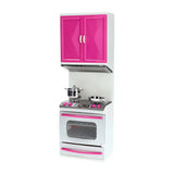 Fleur kitchen play set gas stove with oven and kitchen cupboard