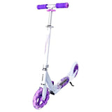 Avviso Scooter in alluminio spinout con ruote grandi viola bianco