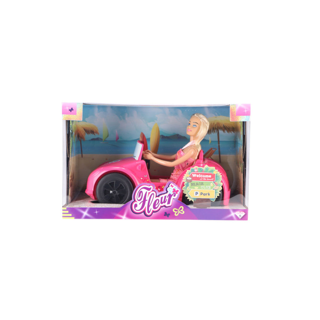 Fleur car with doll