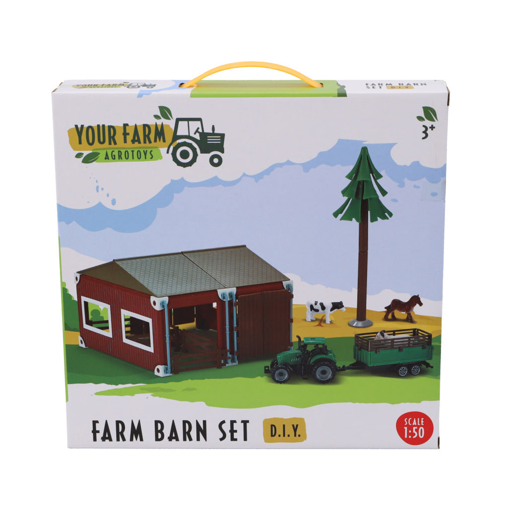 Agrotoys farm with tractor and animals scale 1:50