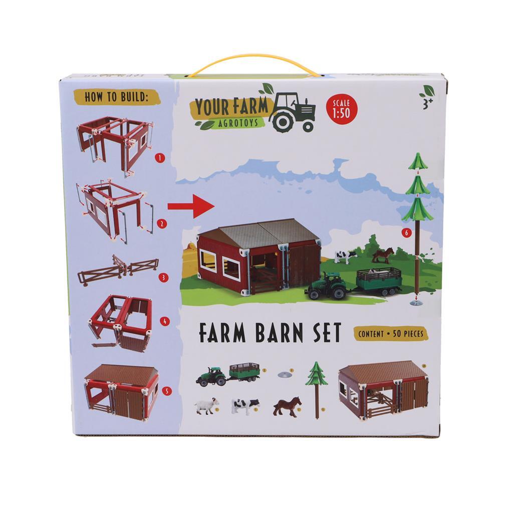 Agrotoys farm with tractor and animals scale 1:50